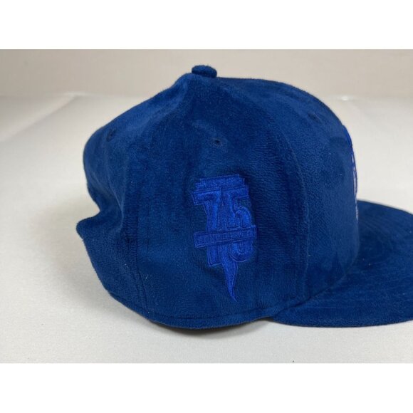 New Era Chicago Blackhawks NHL 9FIFTY Blue Suede Snapback Cap Hat - Picture 2 of 6